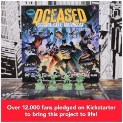 DCeased: Gotham City Outbreak Strategy Board Game with DC Comics Miniatures
