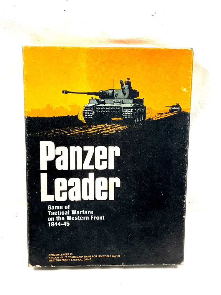 PANZER LEADER Game Of Tactical Warfare On Western Front 1944-45 Avalon Hill 1974