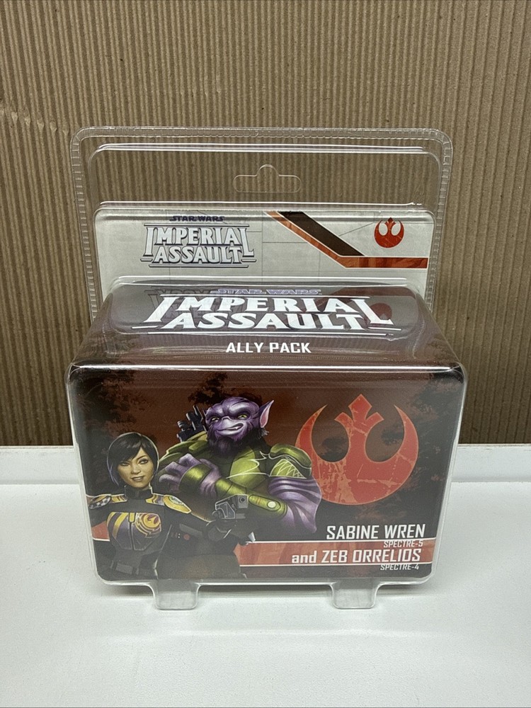 Sabine Wren and Zeb Orrelios Ally Pack Star Wars Imperial Assault FFG NIB