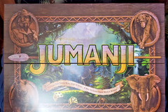 Jumanji the Game Real Wooden Box Edition of the Classic Adventure Board Game