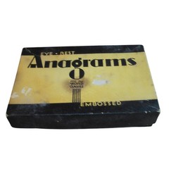 Eye Rest Anagrams for All Word Games Embossing Co #3015 90 Tiles DMG