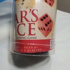 Cardinal Liars Dice The Classic Bluffing Game 2-4 Players Ages 6+