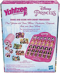 Yahtzee Jr.: Disney Princess Edition Board Game for Kids Ages 4 and Up, for 2-4