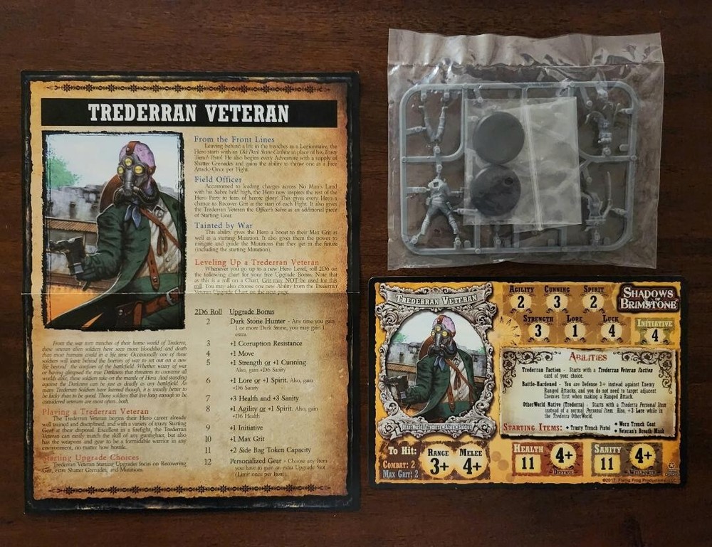 Shadows of Brimstone: Trederran Veteran Kickstarter Exclusive (See Description)*