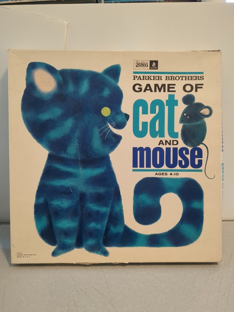 Game of CAT and MOUSE Complete Board Game 1971 Parker Brothers