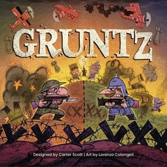 Gruntz Board Game by Allplay Heads-Up War Game NEW in Shrink