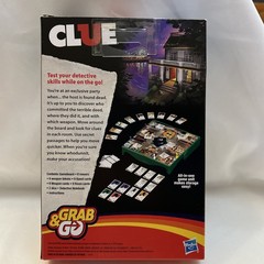 Hasbro Clue Grab & Go Travel Mystery Game 3-6 Players Portable Fun
