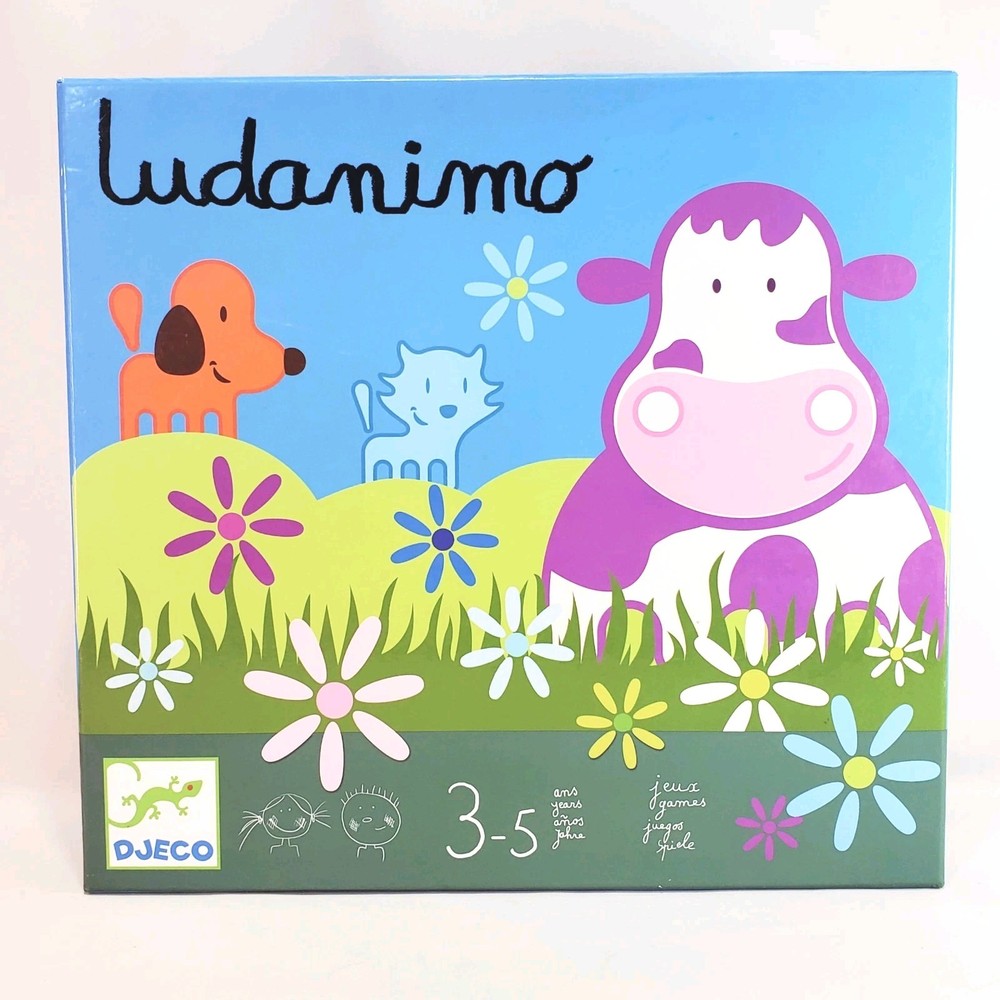 Ludanimo Preschool Game 3-5 Years, 3 Games to Play ▪︎ Djeco