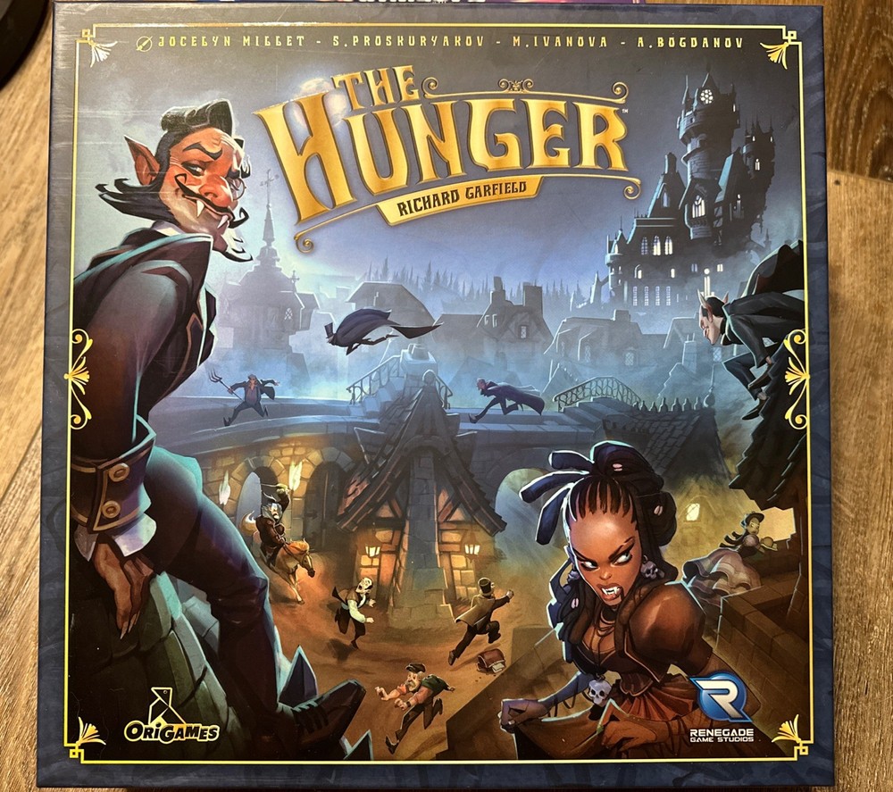The Hunger Board Game Richard Garfield Vampire Hunting Renegade Game Studios NEW