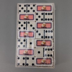 Puremco Professional Marblelike Dominoes Eagle Flag Tile Game USA Multicolor
