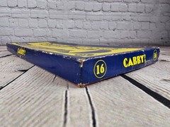 Vintage 1938 CABBY! Board Game Selchow & Righter 8 Metal Cars Complete Set S&R