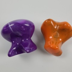 2 MARBLED Halloween Gogos Crazy Bones McDonald’s Magic Box Int.