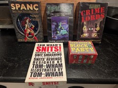 Lot of 5 Steve Jackson Games – Hacker, Crime Lords, SPANC, Snits!, Chez Geek 3