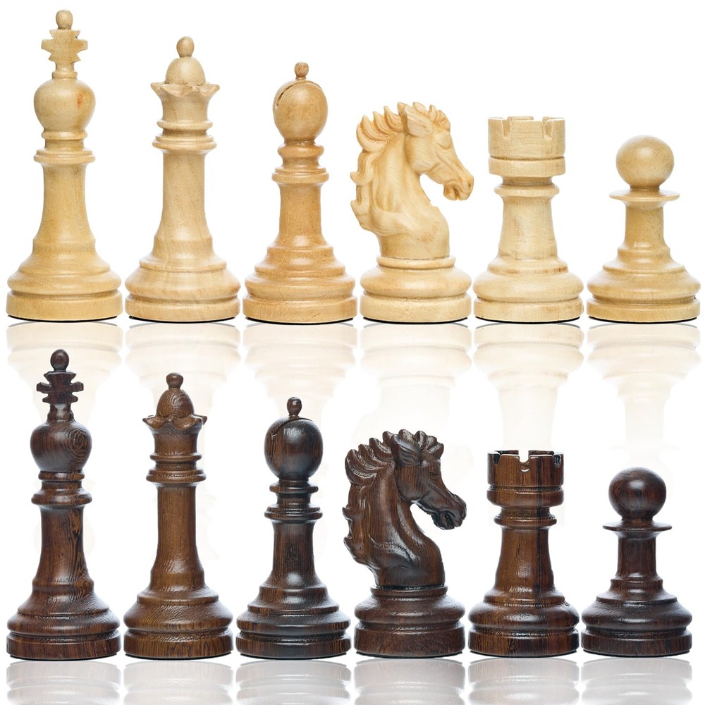 – Weighted Chess Pieces 3.78 King Hand Made Beautiful