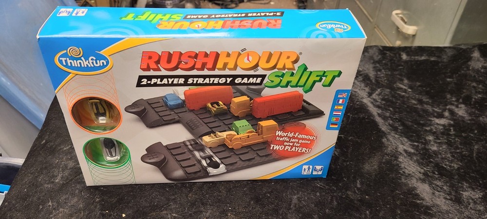 2014 ThinkFun RUSH HOUR SHIFT 2 Player Strategy Game New in Box NIB