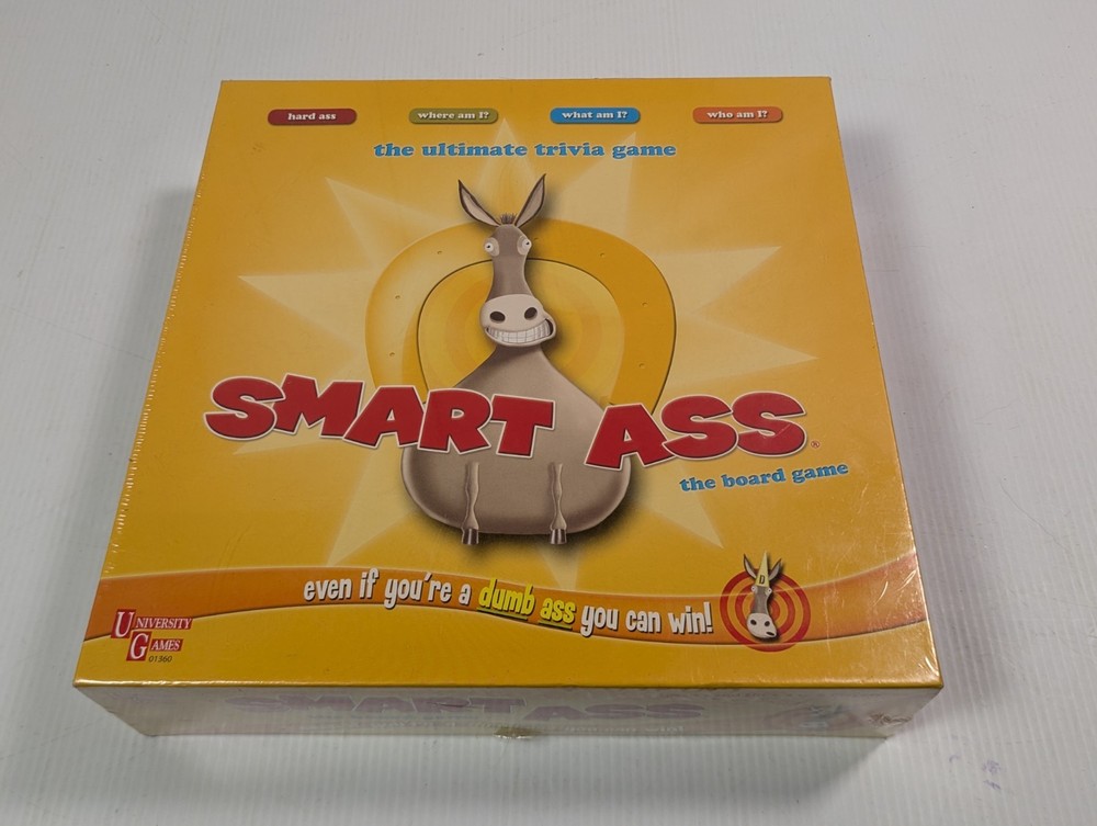 University Games Smart Ass Trivia Party Board Game NEW Other