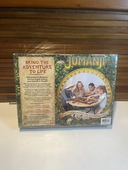 Jumanji The Game Wooden Box Classic Adventure Board Game NEW Plastic Ripped