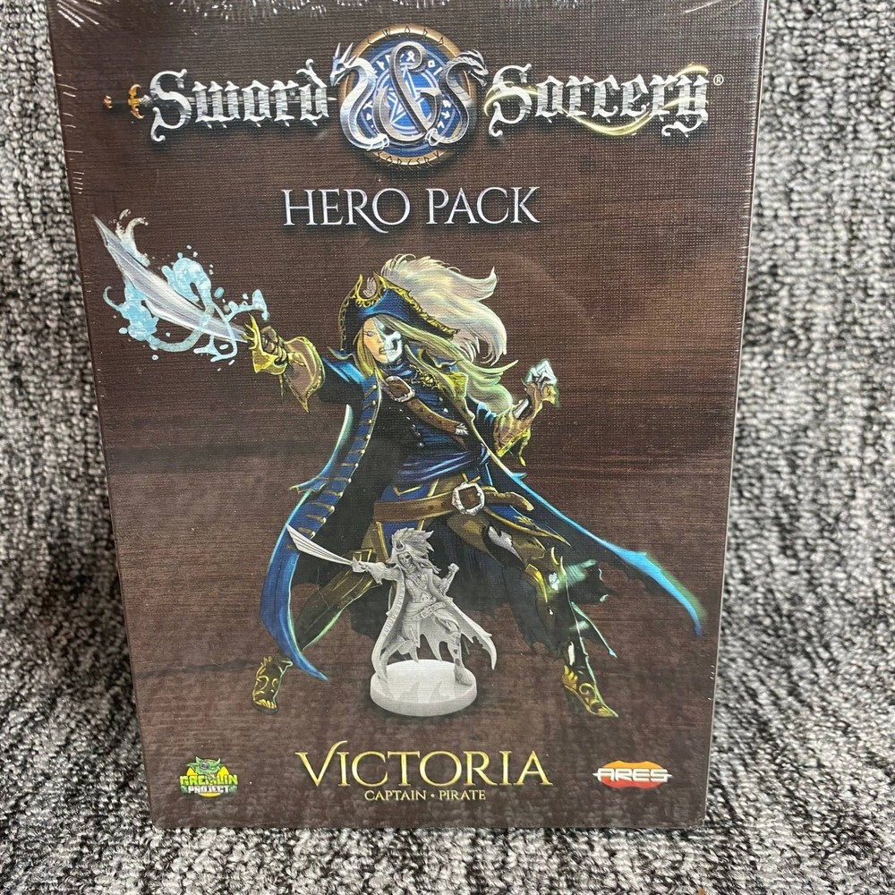 Sword & Sorcery Hero Pack Victoria Captain Pirate Ares Games GRPR108 NEW SEALED