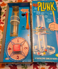 Vintage 1967 KerPlunk Game Ideal Complete in Box /Marbles Nice condition