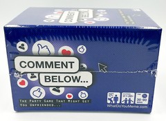 WhatDoYouMeme Comment Below Game Sealed 3-20+ Players Age 17+ 90 Minutes