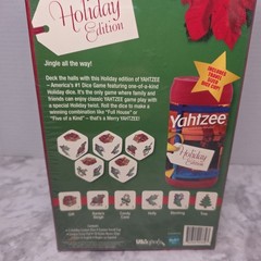 Yahtzee Holiday Edition Christmas Family Dice Game Hasbro USAopoly New Sealed