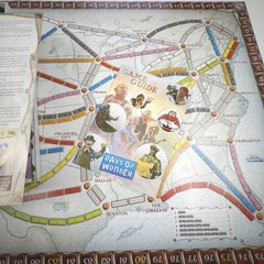 Ticket To Ride Board Game Alan R Moon Complete North America Days Of Wonder EUC