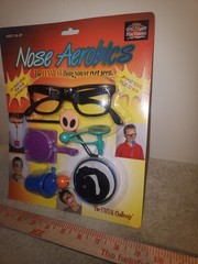 Nose Aerobics Balance Challenge Toy Game Glasses Play Visions Facial Challenge