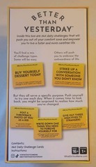 Better Than Yesterday Card Game Of 365 Daily Challenges 2022 Ages 16+ 1+Players