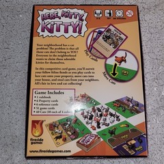 Here Kitty Kitty Board Game From Fireside Games Cat Card Game Complete