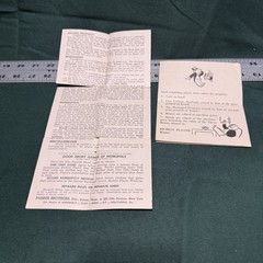 Parker Brothers Monopoly 1951 Board Game Complete with Box Money Cards-NO BOARD