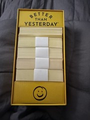 Better Than Yesterday 365 Daily Challenges Life Fullfilling Game Meme NEW Sealed