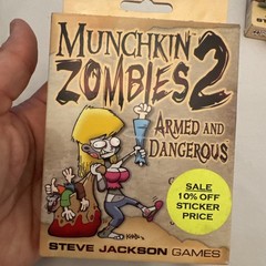 MUNCHKIN ZOMBIES 2 ‘Armed & Dangerous’ Expansion 1st Edition 2011 Steve Jackson