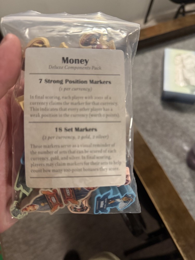 Money! Card Game Allplay DELUXE COMPONENTS ONLY