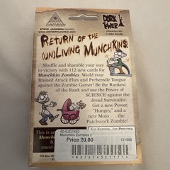 MUNCHKIN ZOMBIES 2 ‘Armed & Dangerous’ Expansion 1st Edition 2011 Steve Jackson