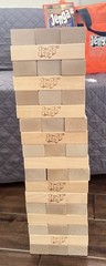 Jenga GIANT JS6 Hardwood Blocks + Carrying Bag Complete Set Great Condition