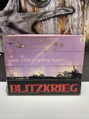 VTG 1965 Avalon Hill: Blitzkrieg – Realistic GAME of Lightning Warfare – READ!