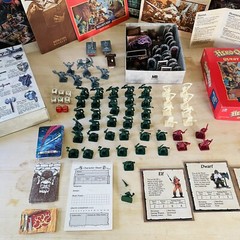 1990 Hero Quest & Kellar’s Keep Quest Pack • Milton-Bradley • Fantasy Board Game