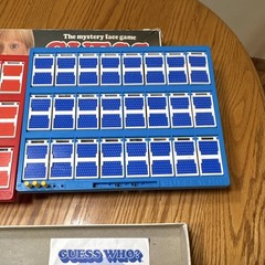 Milton Bradley Guess Who? Mystery Face Board Game, 2 Players, Ages 6 missing peg