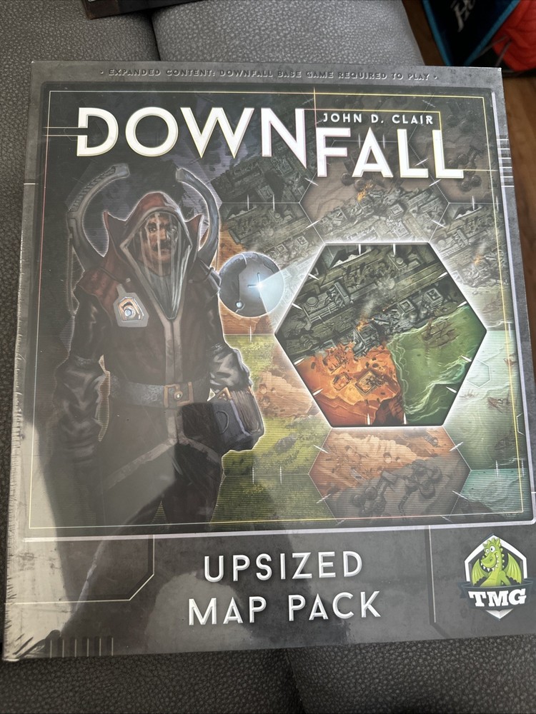 Downfall Upsized Map Pack Expansion TMG Board Game Post Apocalyptic NIS