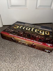 Stratego Waterloo 200 Years Rare Strategy Board Game Nice *8/12 Weakened Blocks*