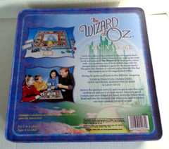 The Wizard Of Oz Trivia Game in Tin Box 1999 Pressman Toy Corporation