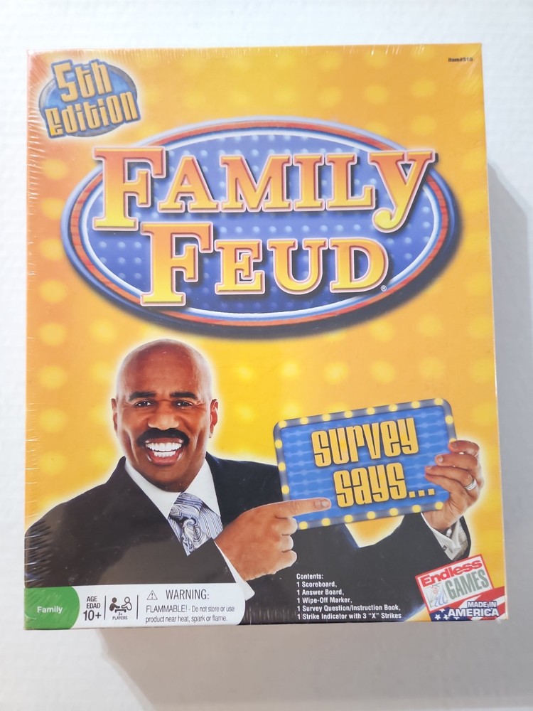 New NIB Sealed Family Feud 5th Edition Survey Says by Endless Games