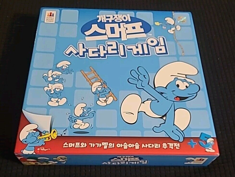 Korea Board Games Sneaky Smurf Ladder Game Korean