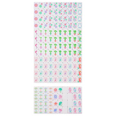 160 American Mahjong Tiles 4-Layer Acrylic Pearl Color Engraved Set