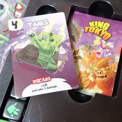 King of Tokyo Board Game By Richard Garfield 2014 Iello 2-6 Players Ages 8+ 2014