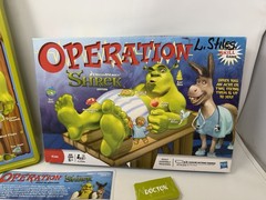 Operation Shrek Edition Hasbro 2010 95% Complete Dreamworks -SEE DESCRIPTION