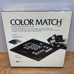 Vintage Board Game Color Match Rubiks Cube Makers Ideal 1982 * FACTORY SEALED*