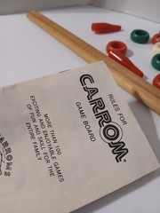 Vintage Carrom Gameboard Model 108P Incomplete See Description