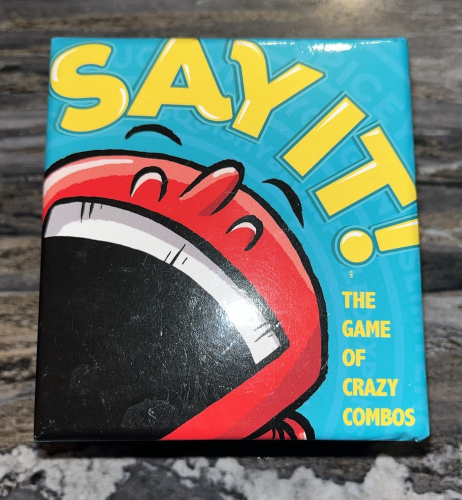 Say It! Creative Hilarious Fast-Thinking Shout-It-Out Party Game Gamewright