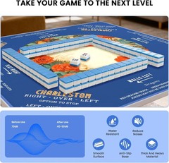 Mahjong Mat for Table, Mah Jongg Mat, Mahjong Mats, Mahjong Set Mahjong Table Cl